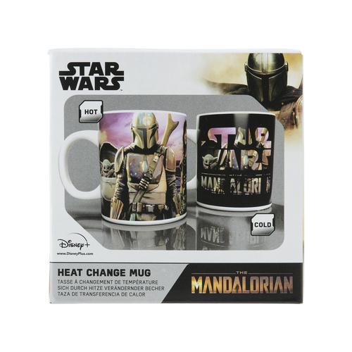 Paladone 300ml The Mandalorian Heat Change Mug Coffee/Tea Drinking Cup