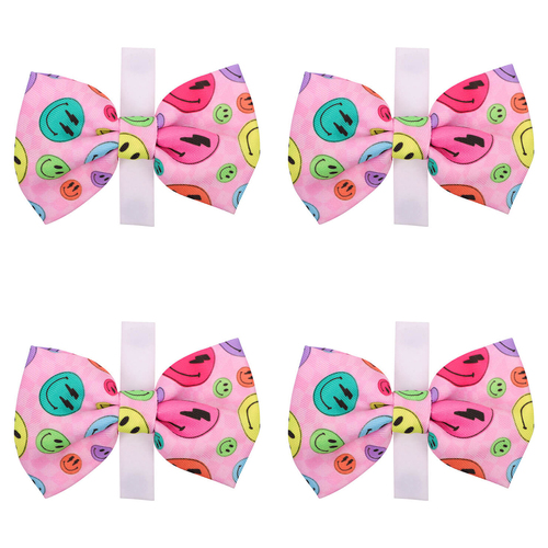 4PK Eco-Pup Themed Dog/Pet Dress Up Costume Bow Tie Smiley 