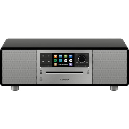 Sonoro 2-Way CD Music System DAB+ Digital FM Radio Wifi/Bluetooth Black