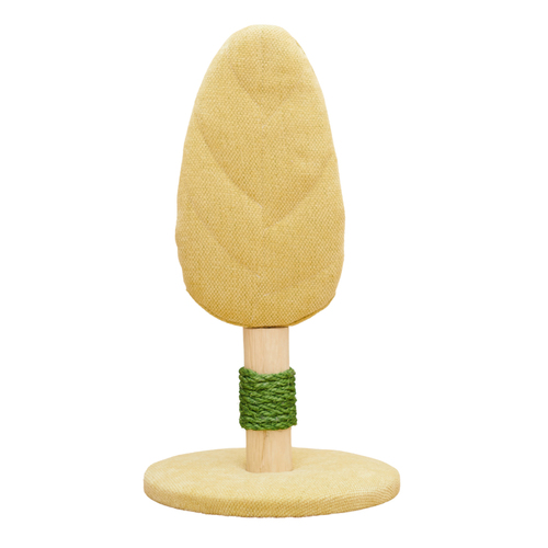 Petsbelle Lollipop Solid Wood Sleeping/Scratcher Cat Tree - Yellow