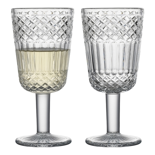 4pc Porto Honfleur 250ml/17.5cm Stemmed Glass Goblet Set - Clear