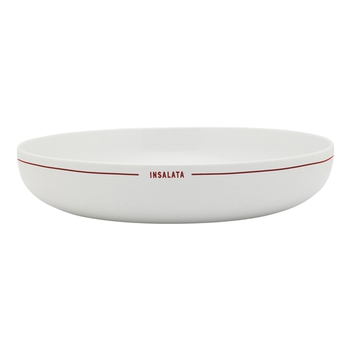 Porto Osteria Porcelain 32cm Round Serving Bowl - Chilli