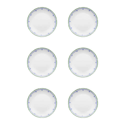 6PK Porto Fiesta Round Porcelain Side Plate Serveware 20cm - Lilac