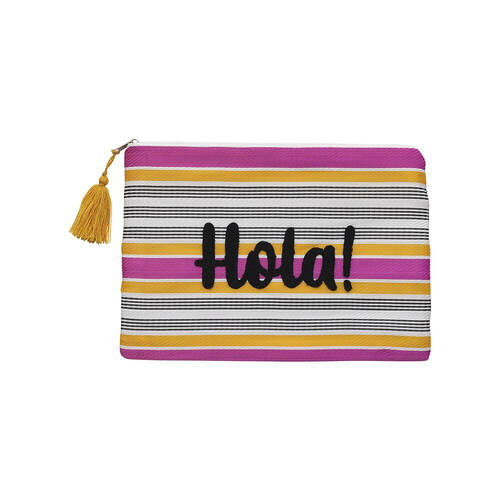 Porto Sol Zipper Pouch Wallet Storage Rectangle 26x20cm - Hola