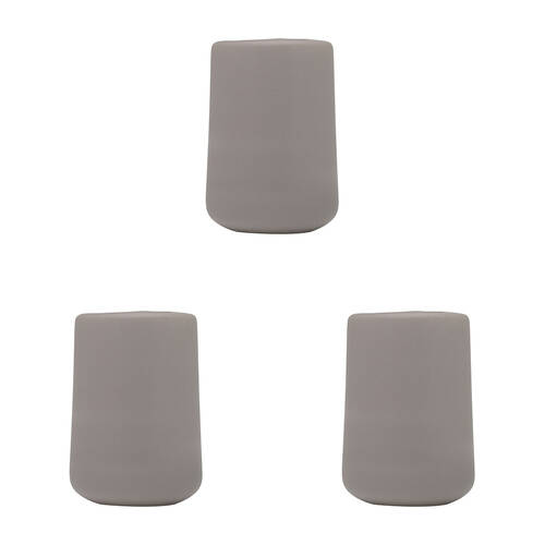 3PK Porto Hudson Ceramic Toothbrush Holder 38cm - Grey