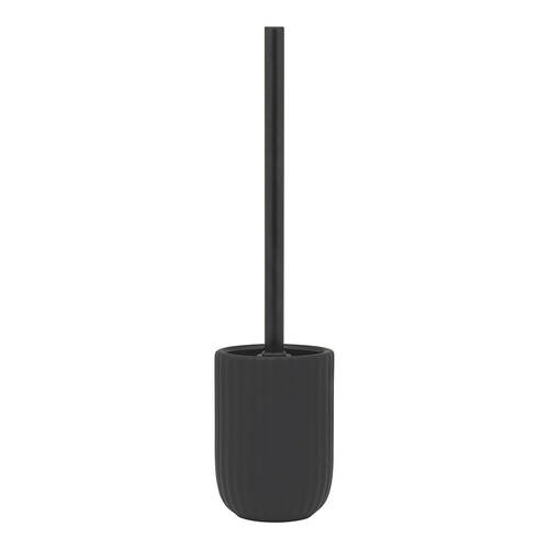 Porto Soho Ceramic Toilet Brush w/ Holder 39.5cm - Black