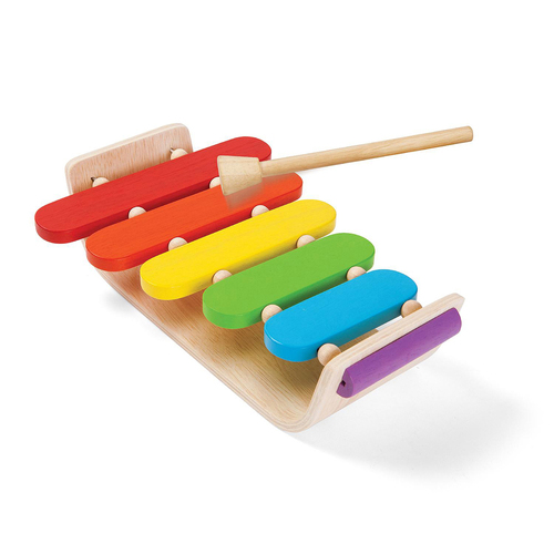 Plan Toys Oval Xylophone Kids/Childrens Toy Playset 12m+