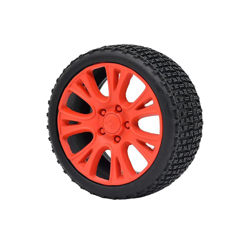 Petopia Ultra Tough 12cm Rubber Crazy Tyre Dog Toy Small - Red