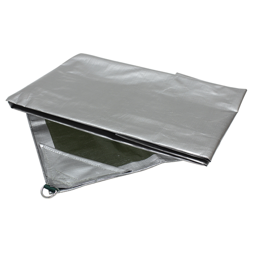 Oztrail 478x722cm Ultrarig Camping Tarp Silver