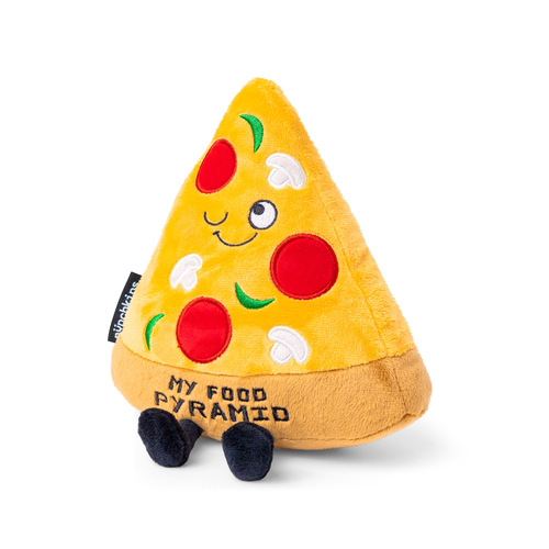 Punchkins My Food Pyramid Pizza Adults Plush Stuffed Toy 20cm