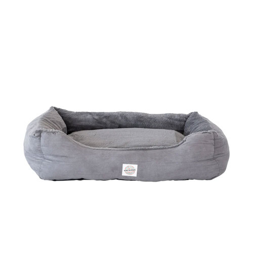 Hacienda Electric Heated Pet Bed with Removable Cushion & Heat Pad Small