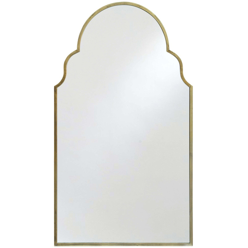 LVD Marcela Arched Metal 160cm Mirror Wall Hanging Display - Gold