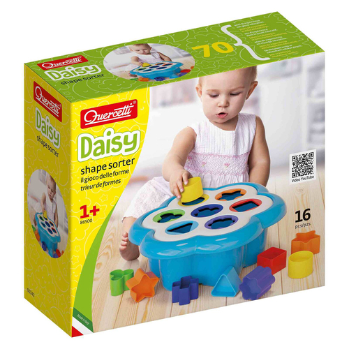 16pc Quercetti Daisy Sorting Box Educational Toy 1y+