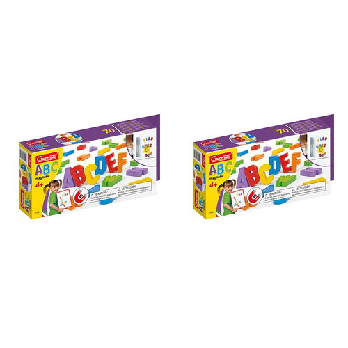 2x 48pc Quercetti Quercetti Magnetic Letters Educational Toy 4y+