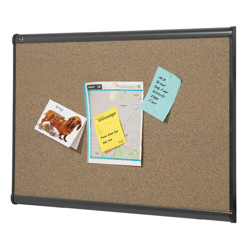 Quartet Prestige 180x120cm Corkboard w/ Graphite Frame