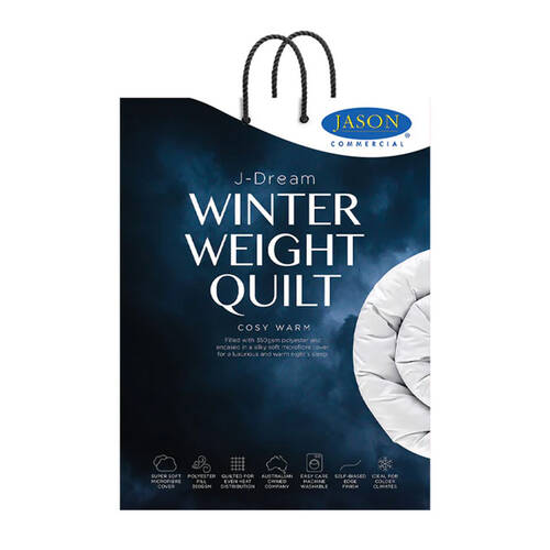 Jason Commercial King Single J-Dream Quilts Winter Weight 165x210cm