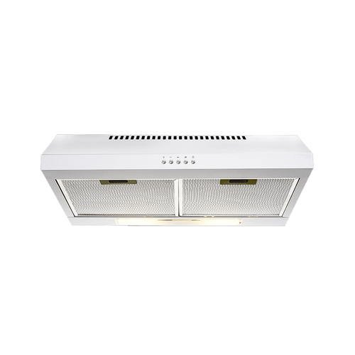 Euromaid 60cm Fixed Rangehood 250m3/h LED Recirculating Stainless Steel WH