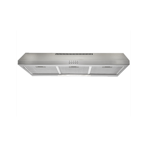 Euromaid 90cm Fixed Stainless Steel Rangehood - Silver