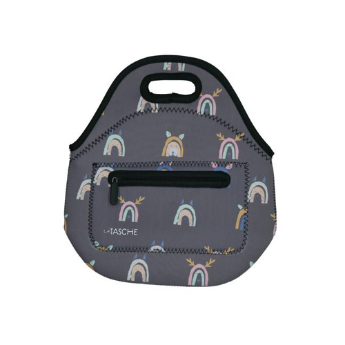 LaTASCHE Infant/Baby Portable Carry Goodie Bag Rainbow Animals