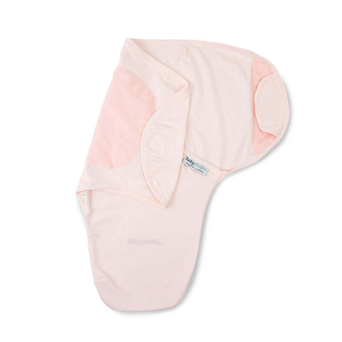 Baby Studio Swaddle Wrap Bamboo 0.5 Tog Dusty Pink Small Size Small