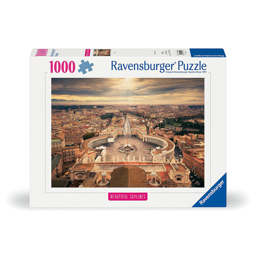 1000pc Ravensburger Rome Adults Building Themed Jigsaw Puzzle 