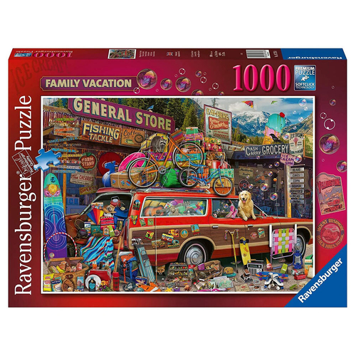 1000pc Ravensburger Family Vacation Jigsaw Puzzle 