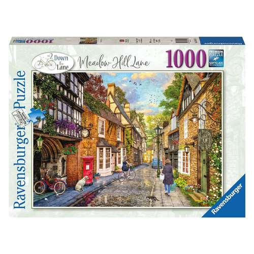 1000pc Ravensburger Meadow Hill Lane (No 2) Jigsaw Puzzle 