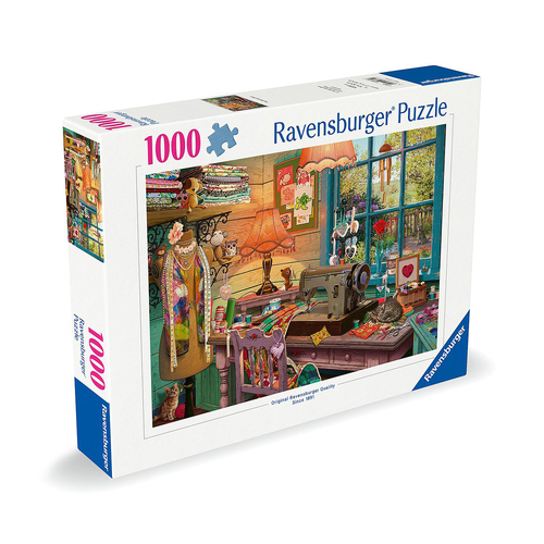 1000pc Ravensburger The Sewing Shed Jigsaw Puzzle Adults