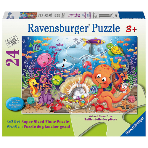 24pc Ravensburger Fishies Fortune Jigsaw Kids/Childrens Puzzle 3Y+