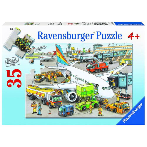 35pc Ravensburger Busy Airport Kids/Childrens Jigsaw Puzzle 4+