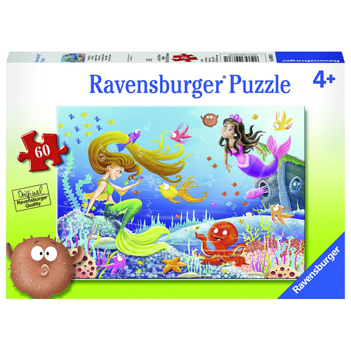 60pc Ravensburger Mermaid Tales Jigsaw Puzzle Set 4y+