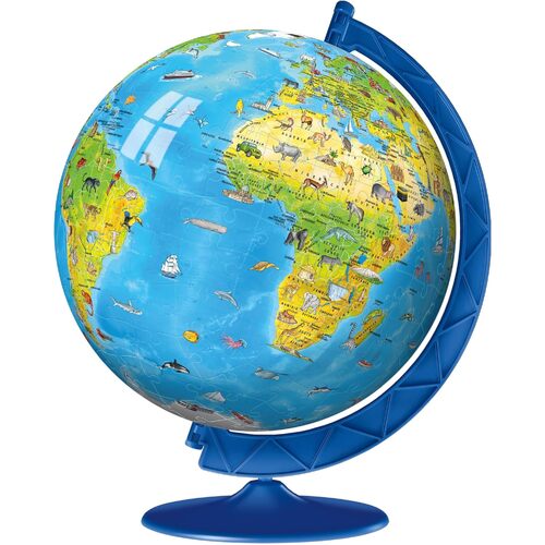 180pc Ravensburger Childrens Globe 3D Jigsaw Puzzleball 7-12y