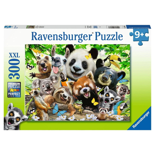 300pc Ravensburger Wildlife Selfie Jigsaw Puzzle Set 9y+