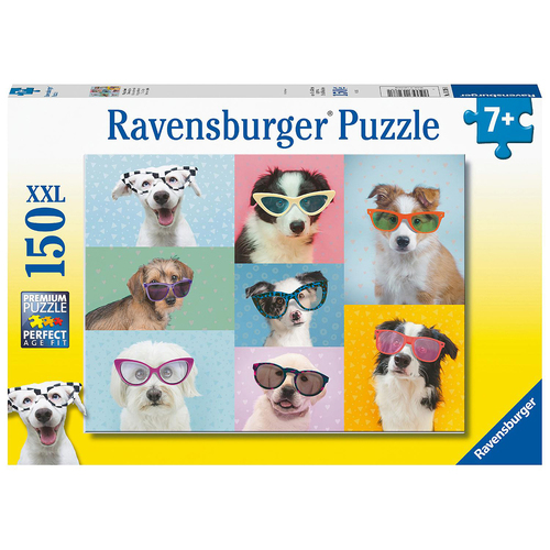 150pc Ravensburger Funny Dogs Kids/Childrens Jigsaw Puzzle 7+