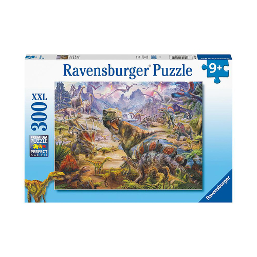 300pc Ravensburger Dinosaur World Jigsaw Puzzle Set 9y+