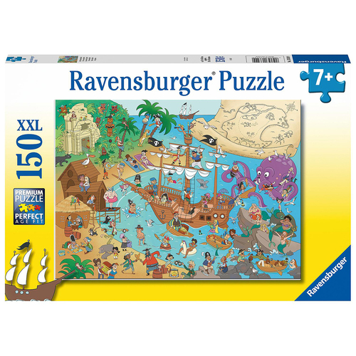 150pc Ravensburger Pirate Island Jigsaw Kids/Childrens Puzzle 7Y+