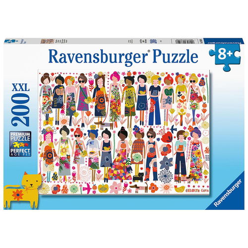 200pc Ravensburger Flowers And Friends Jigsaw Puzzle 49x36cm 8y+