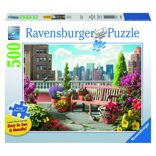 500pc Ravensburger Rooftop Garden Jigsaw Puzzle Adults