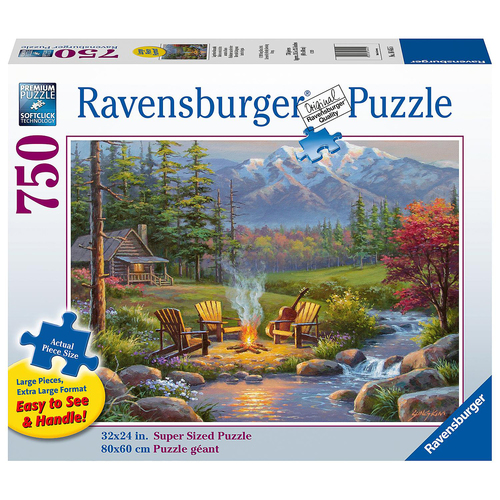 750pc Ravensburger Riverside Livingroom Adults Jigsaw Puzzle Set