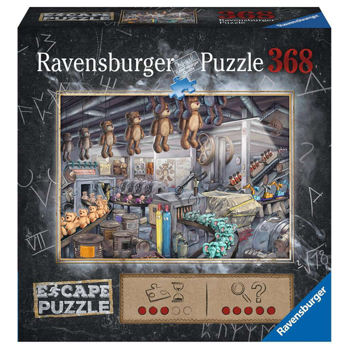 368pc Ravensburger ESCAPE 13 Toy Factory Adults Jigsaw Puzzle 