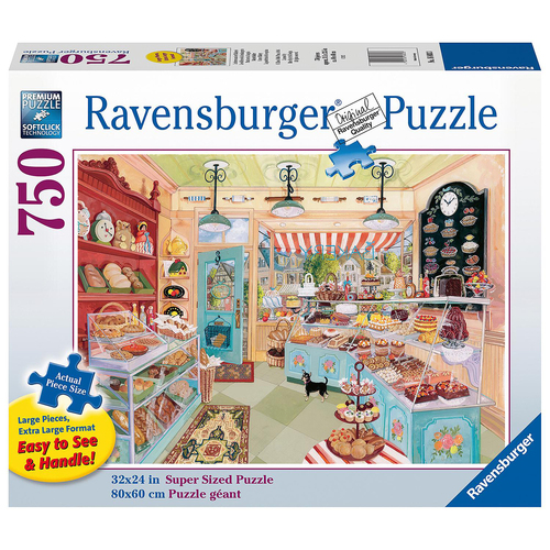 750pc Ravensburger Corner Bakery Jigsaw Puzzle Set Adults