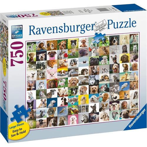 750pc Ravensburger 99 Lovable Dogs Family Jigsaw Puzzle 