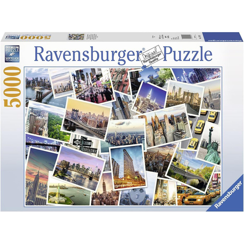 5000pc Ravensburger Spectacular Skyline NY Jigsaw Puzzle 