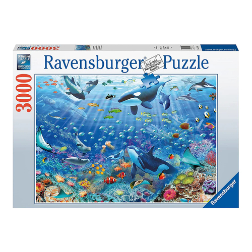 3000 Piece Ravensburger Colorful Underwater World Jigsaw Puzzle Adults