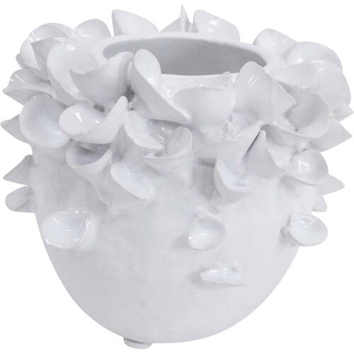 LVD Ceramic Planter/Vase Home Decor 11.5cm Petite White