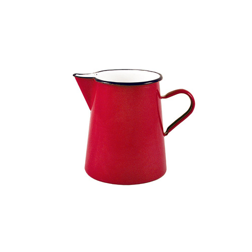 Urban Style Premium Enamel 1L Pitcher Jug Container - Red