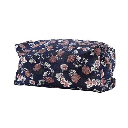 Belle Indigo Rose Ottoman Sofa Couch Lounge Rectangle 60x90cm - Navy