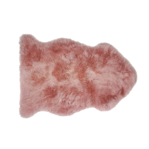 Auskin The Gulgong Sheepskin Rug Home/Room Decor 105x60cm - Dark Rose