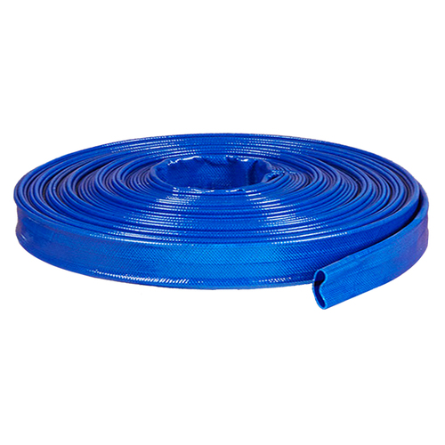 Rural Max PVC Lay Flat Hose 4 Bar 2" 25m Roll - Blue