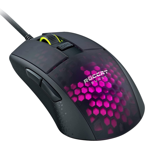 Roccat Burst Pro Gaming Mouse For Windows/8/10/11 - Black